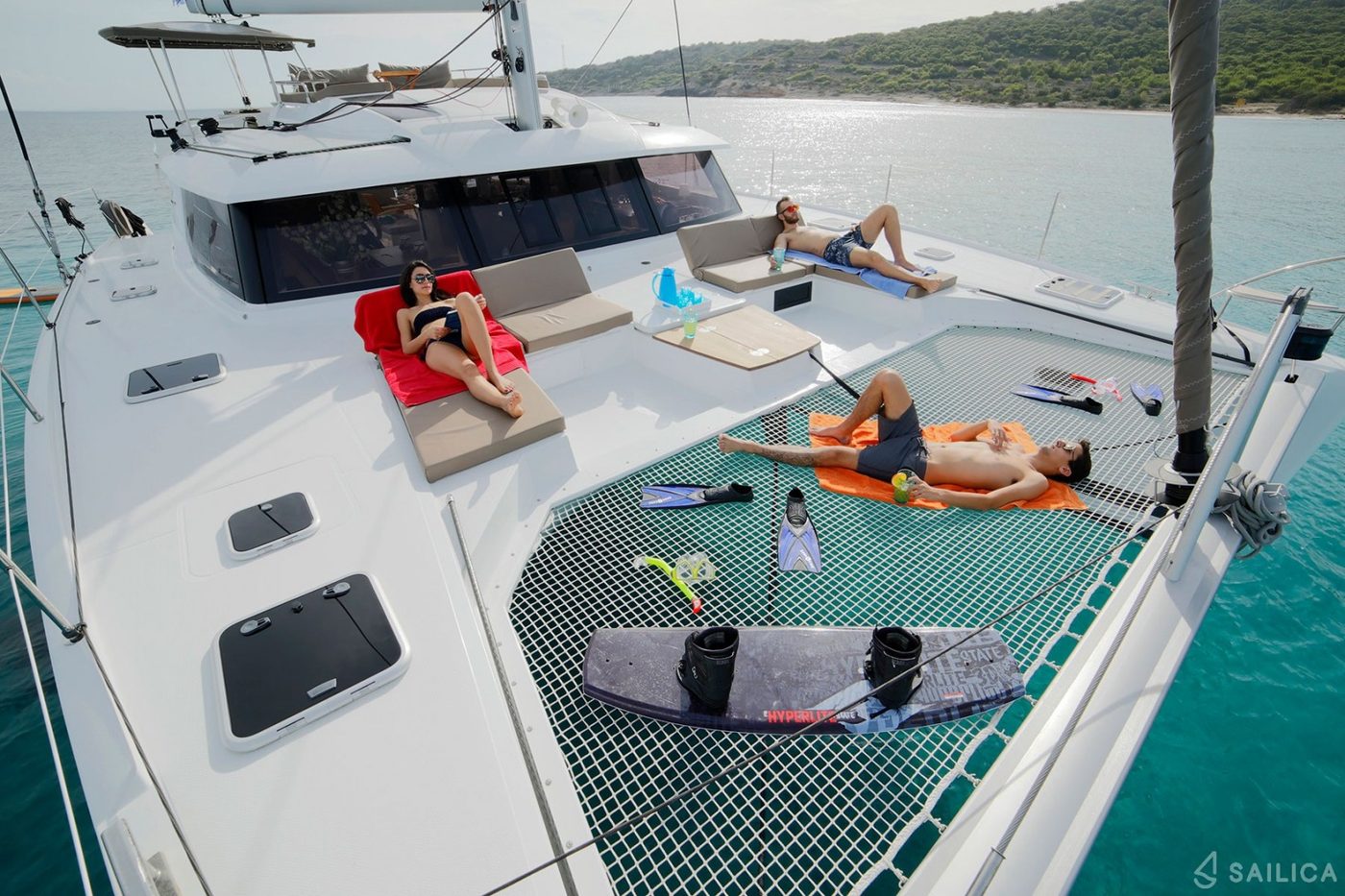 Bow lounge on the Saba 50