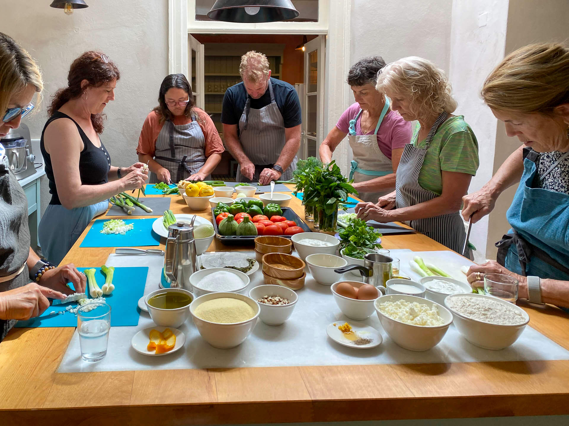 Greek cooking class in Kioni, Ithaka